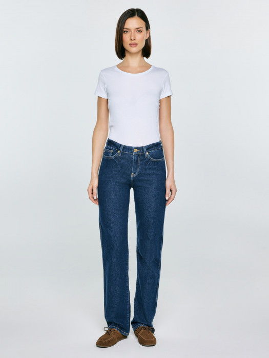 Dámske straight fit džínsy MYRRA 545